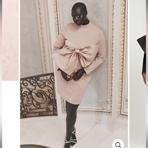 Eloquii Bow Bodice Mini Dress